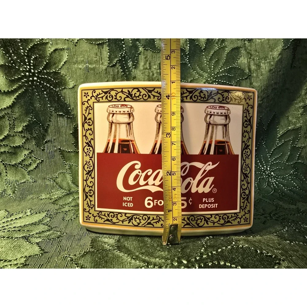 Coca-Cola Ceramic Toothbrush Holder Retro 6 For 25¢ Bottle Design /0402